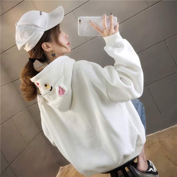 [HCM][ VIDEO HÌNH THẬT!! ]  ÁO KHOÁC Nỉ  ÁO KHOÁC HOODIE ÁO KHOÁC HOODIE NỮ  ÁO HOODIE ÁO CADIGAN CHUI HOẠT HÌNH BÁO DỄ THƯƠNG CỰC XINH LUNG LINH BL