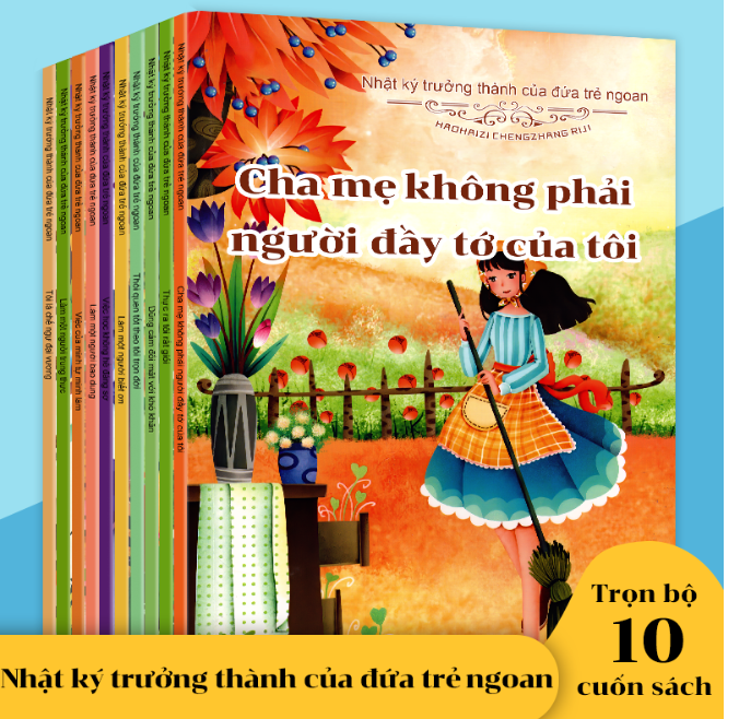 Bộ 10 cuốn nhật kí trưởng thành cho con mẫu mới 2023.