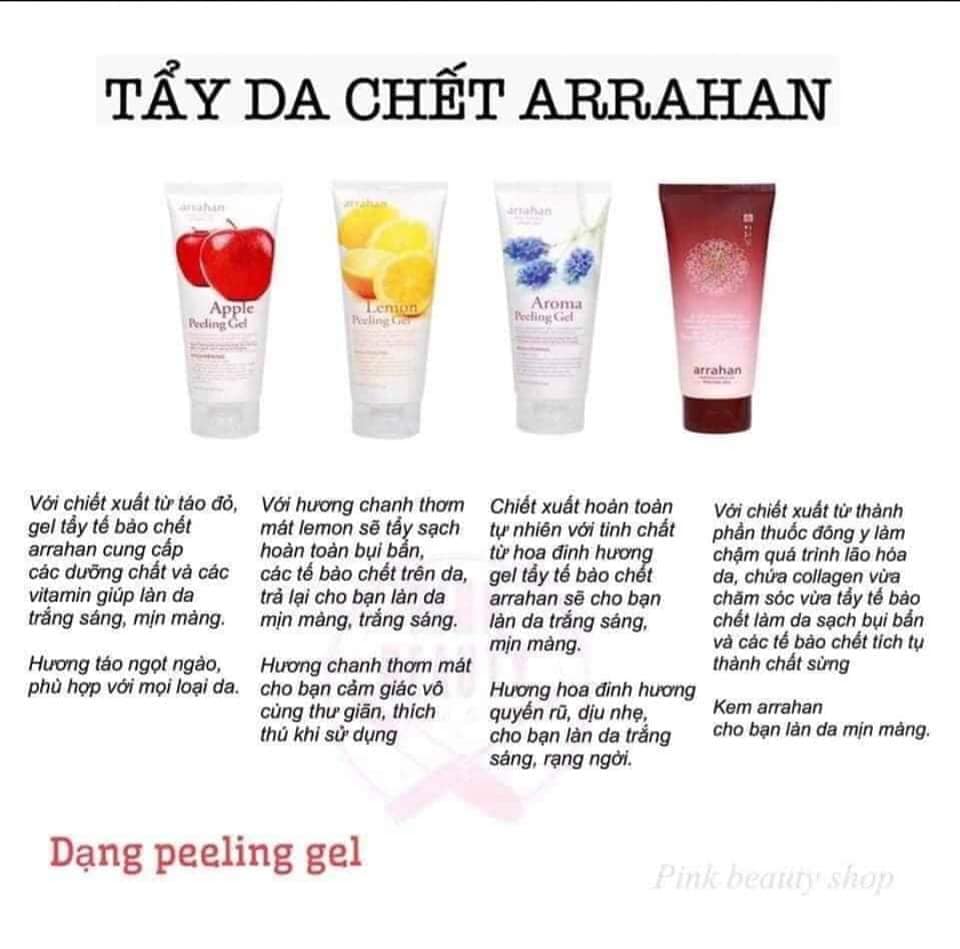 Tẩy da chết arahan hoa quả hàn quốc sile4