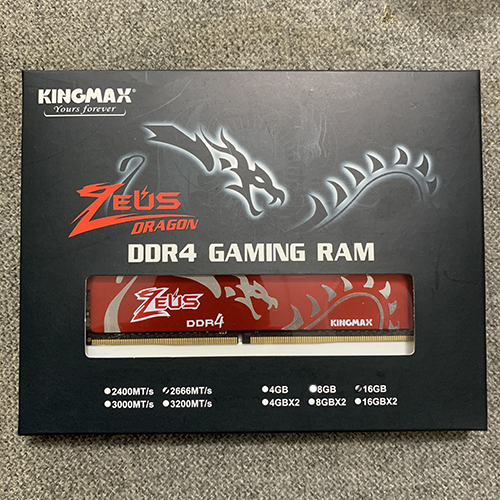 Ram kingmax zeus dragon 16gb ddr4 2666mhz
