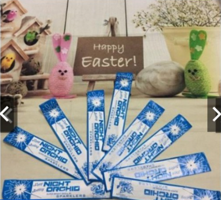 [HCM] Pháo Bông Que Dragon Blue vỉ 8 que