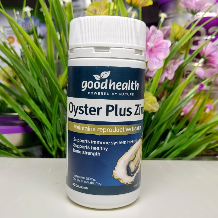 Tinh Chất Hàu Úc Hộp 60 Viên, Viên Trắng, Hàu Goodhealth Oyster Plus ZinC