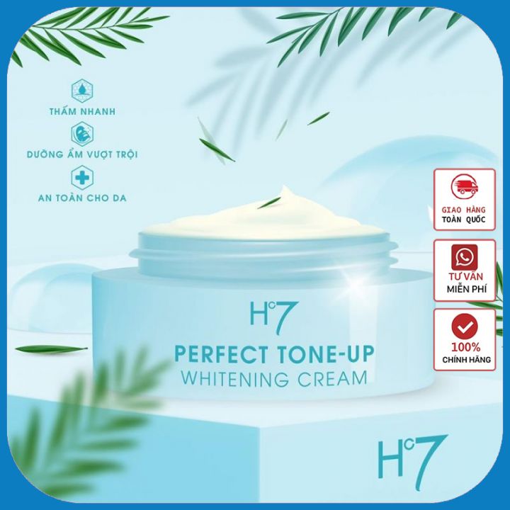 Kem Dưỡng Trắng Da, Cấp Ẩm Căng Mọng Trứng Cá Hồi H7 Perfect Tone Up