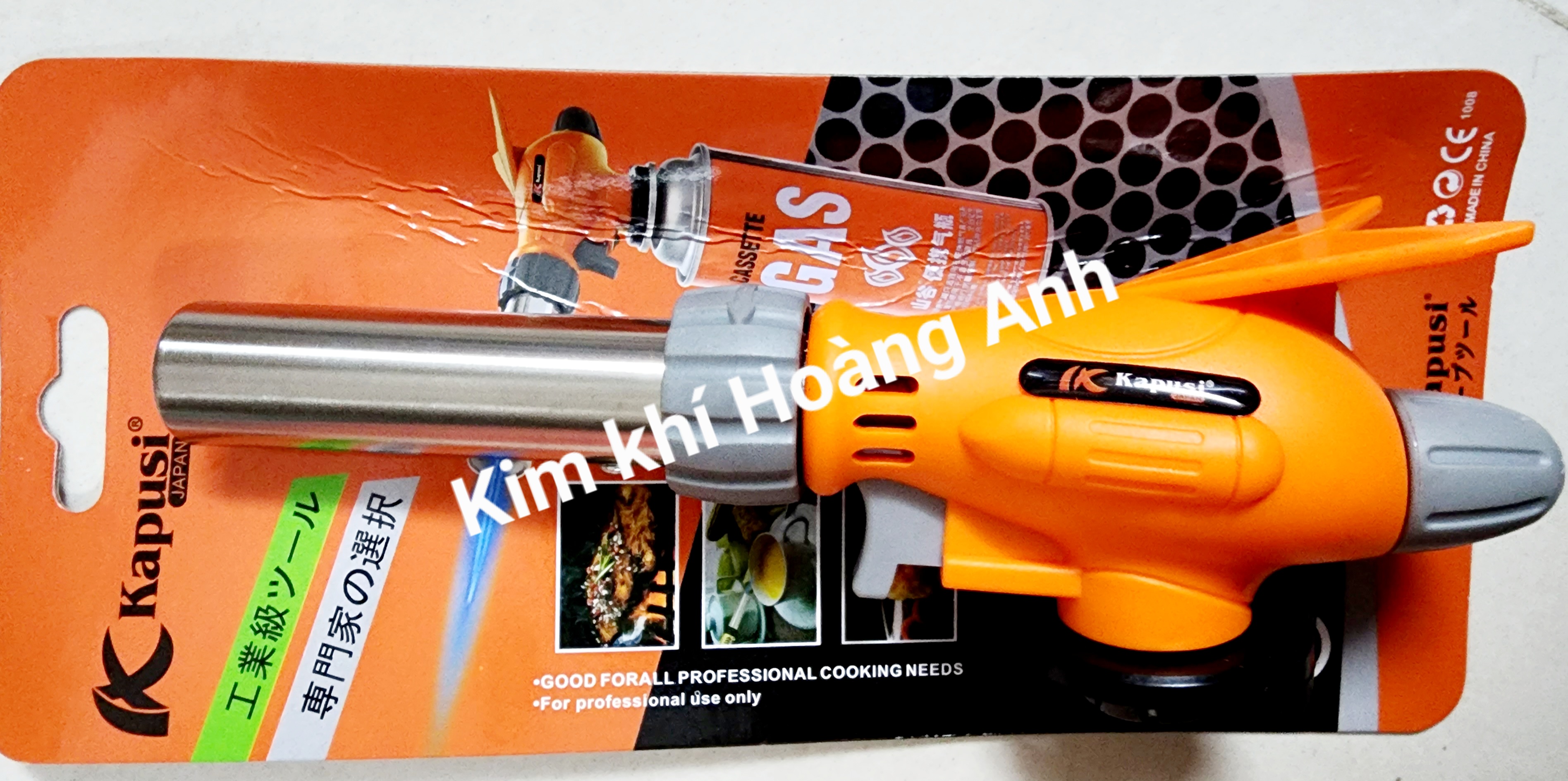 Khò gas kapusi Nhật Bản, đèn khò gas đuôi cá