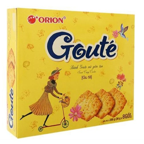 Bánh quy mè gouté - hộp 8 gói 36g