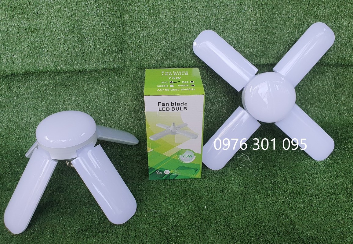 Đèn led hình cánh quạt 4 cánh - 60w