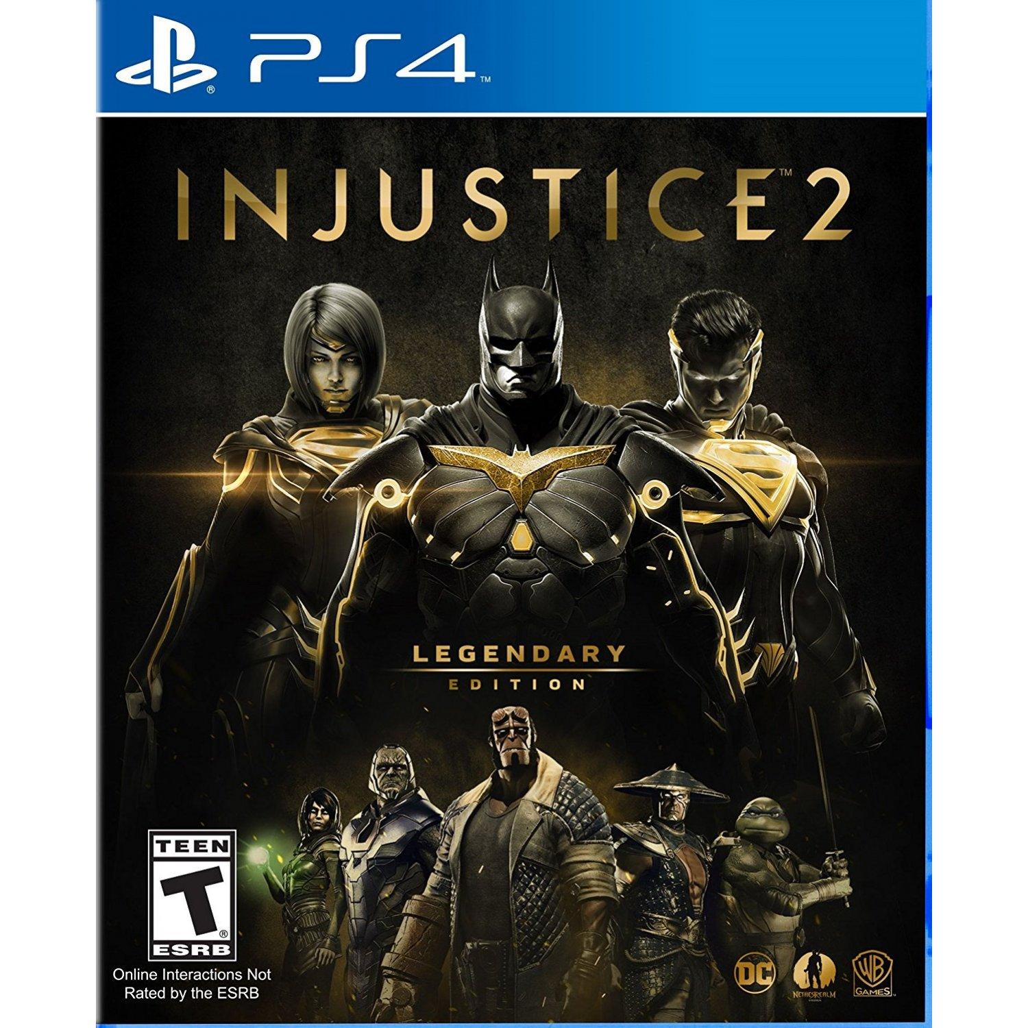 Đĩa game ps4 - injustice 2 legendary edition hệ us