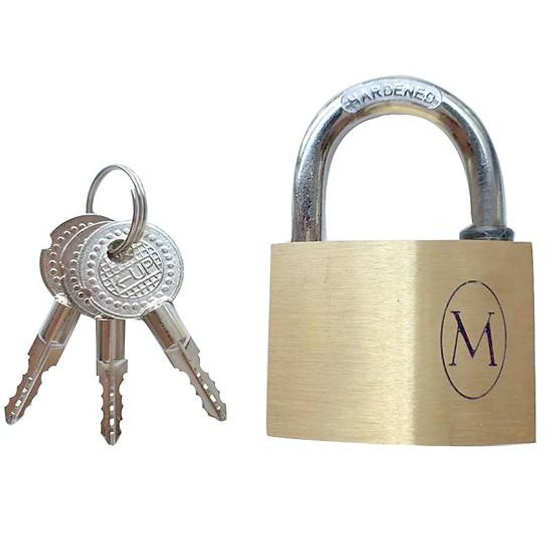 Ổ Khoá Cửa Vương Niệm Chìa Chữ Thập 30mm, 40mm, 50mm, 60mm Thân Đồng Thau Chính Hãng