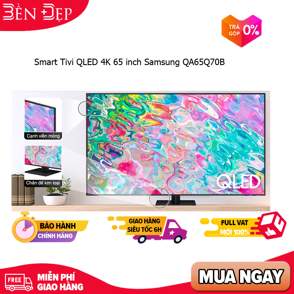 Smart tivi qled 4k 65 inch samsung qa65q70b