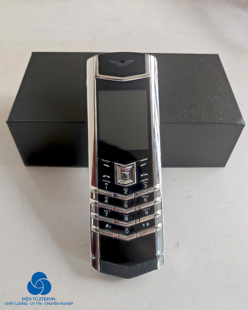[Miễn phí ship] Điện thoại Vertu Signature K8 đá thời trang siêu đẹp giá rẻ-Bảo hành 12 tháng