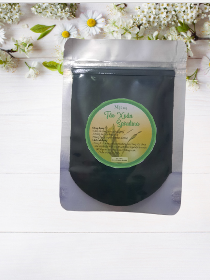 Bột đắp mặt nạ Tảo Xoắn- sáng da, chống lão hóa