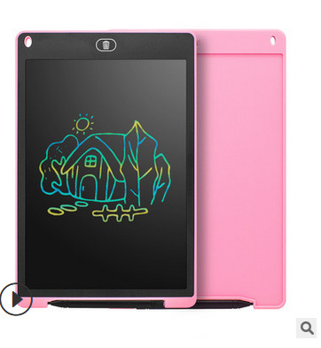 [Friship+qua] Bảng vẽ,bảng viết LCD tự xoá thông minh bảng điện tử+ tăng bút cảm ứng và sẵn pin 10inh  đa màu