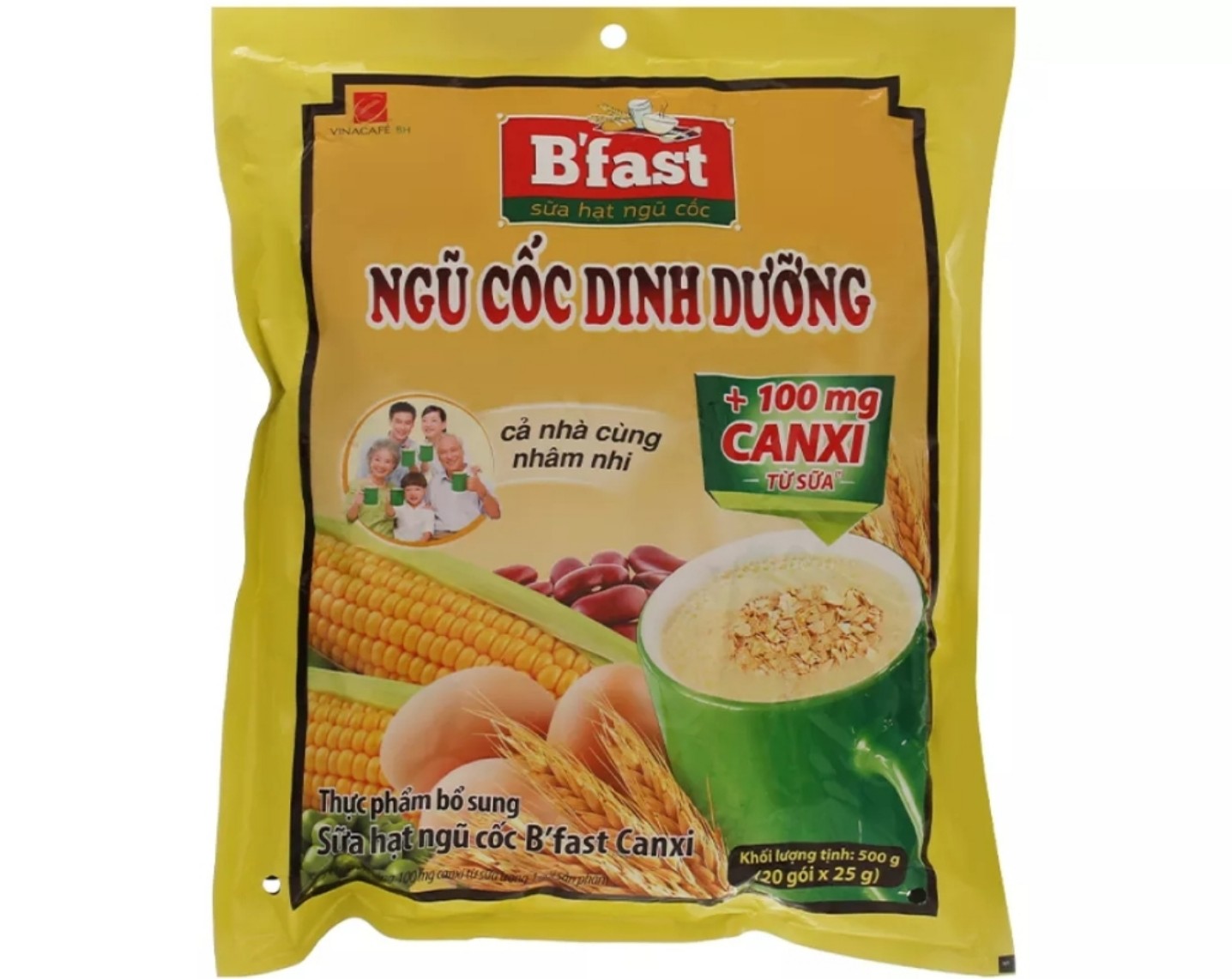 (HCM) SỮA HẠT NGŨ CÓC B'FAST CANXI