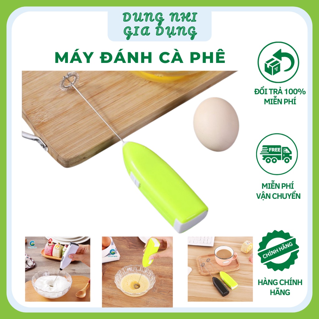 Máy đánh trứng đánh cà phê mini sử dụng pin aa máy đánh trứng cầm tay tạo bọt bông tơi mịn
