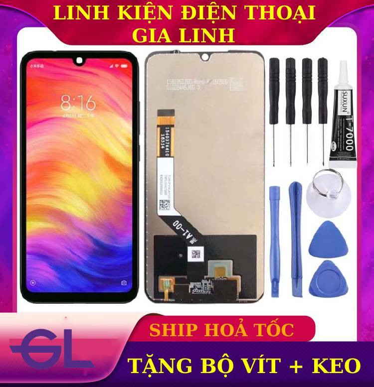 Màn hình xiaomi redmi note 7 /rm note 7pro /rm note 7s tặng keo + bộ vít 9 món