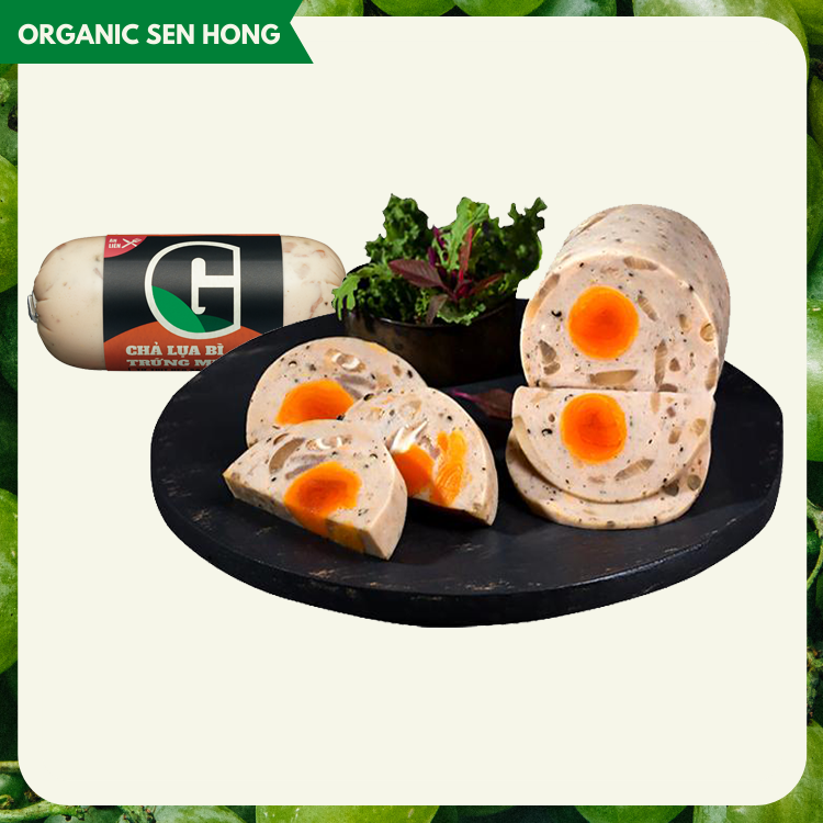 Chả lụa bì trứng muối 200gr