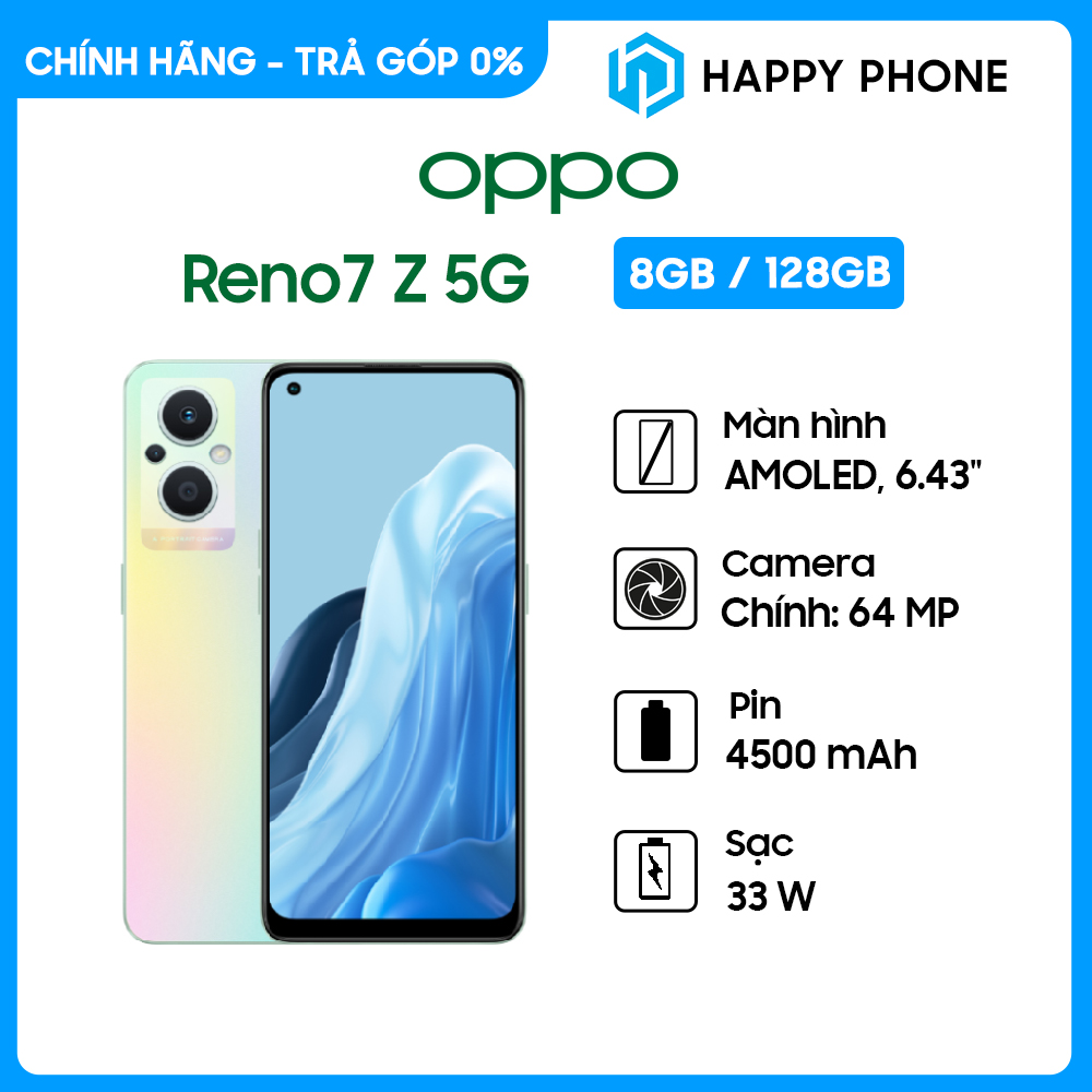 Điện thoại oppo reno7 z 5g - hàng chính hãng, mới 100% | bảo hành 12 tháng