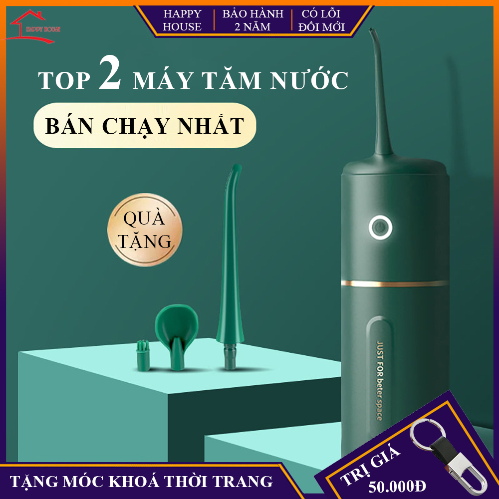 Máy tăm nước cầm tay, máy tăm nước vệ sinh răng miệng cực sạch công nghệ sóng siêu âm vệ sinh cực sạch bảo hành 2 năm lỗi đổi mới trong 7 ngày đầu