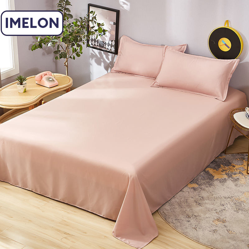 IMELON quả tặng miễn phí TOÀN CỬA HÀNG Giường sheeet chỉ 1 mảnh ga trải giường, ga trải phẳng, ga trải giường, rẻ nhất Giá xuất xưởng Vỏ gối Bộ khăn trải giường ga trải giường giá rẻ