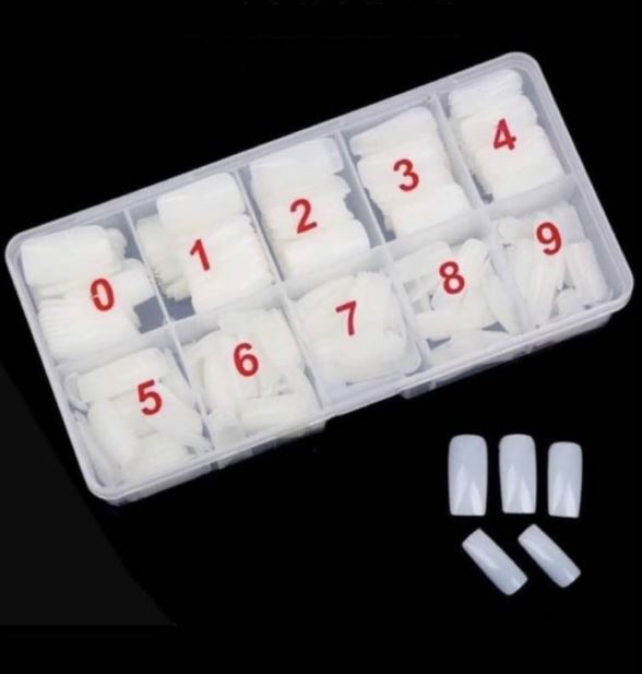 Móng úp hàn quốc - hộp 500 móng