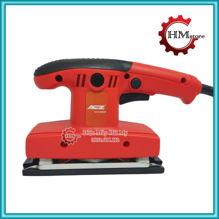 Máy chà nhám rung ACZ 99035 chữ nhật, công suất 220w - Máy chà nhám chữ nhật, máy chà nhám gỗ - Vòng tua 12.000 vòng/phút - Kích thước giấy 93mmx185mm - Bảo hành 6 tháng - HẢI MY STORE