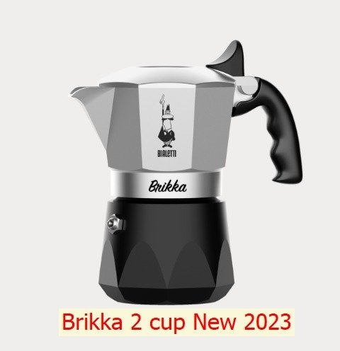 Ấm pha cà phê bialetti brikka 4 cup new 2020/ 2 cup new 2023