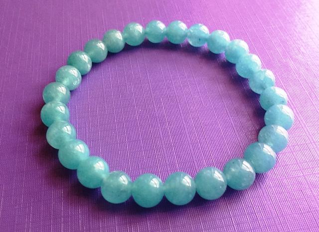 [HCM]Vòng Tay Đá Aquamarine 6ly