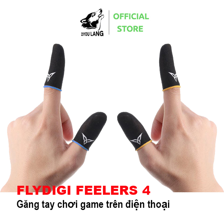 BỘ 4 CÁI Flydigi Wasp Feelers 2 Găng tay chơi game Mobile siêu nhạy, siêu co dãn, siêu mỏng nhẹ như chơi tay trần, Bao tay chơi Game, Ngón tay chơi game - Hãng phân phối chính thức
