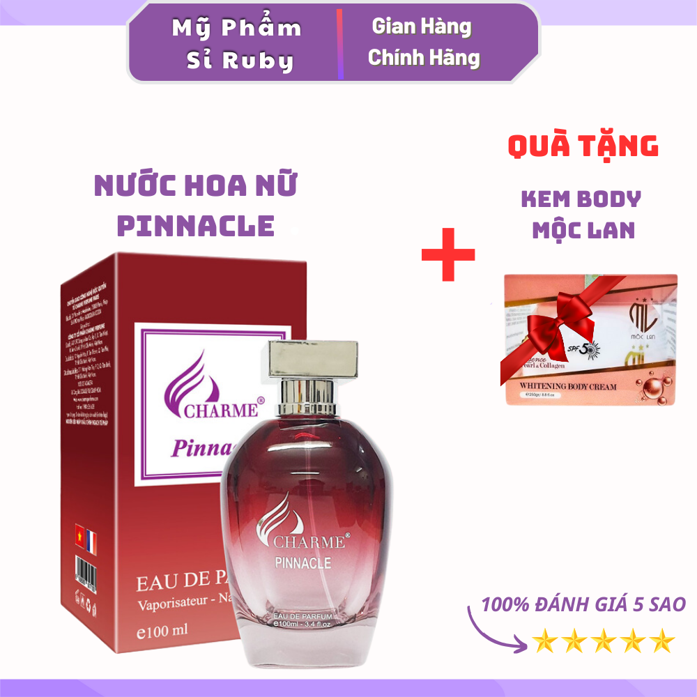 Nước hoa nữ pin-nacle 100ml và 50ml +tặng kem body