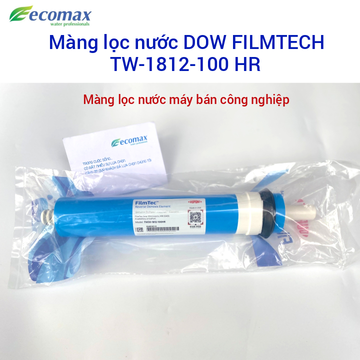 Màng lọc nước ro DOW 100HR , lõi lọc nước Ro , lõi lọc nước ro bán công nghiệp dow film tech