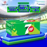 Thùng Nước Ngọt Giải Khát Có Gaz 7Up (320ml/lon)