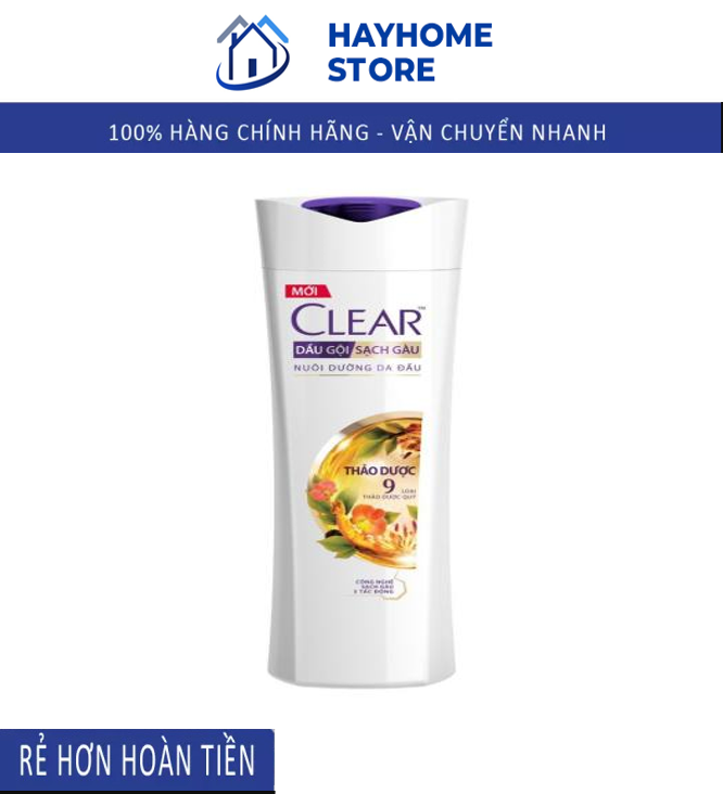 Dầu Gội Clear Chai 140g, Dầu Gội Thảo Dược Clear Ngăn Ngừa Dụng Tóc, Không Gàu Không Ngứa Loại mới ( 137ml )