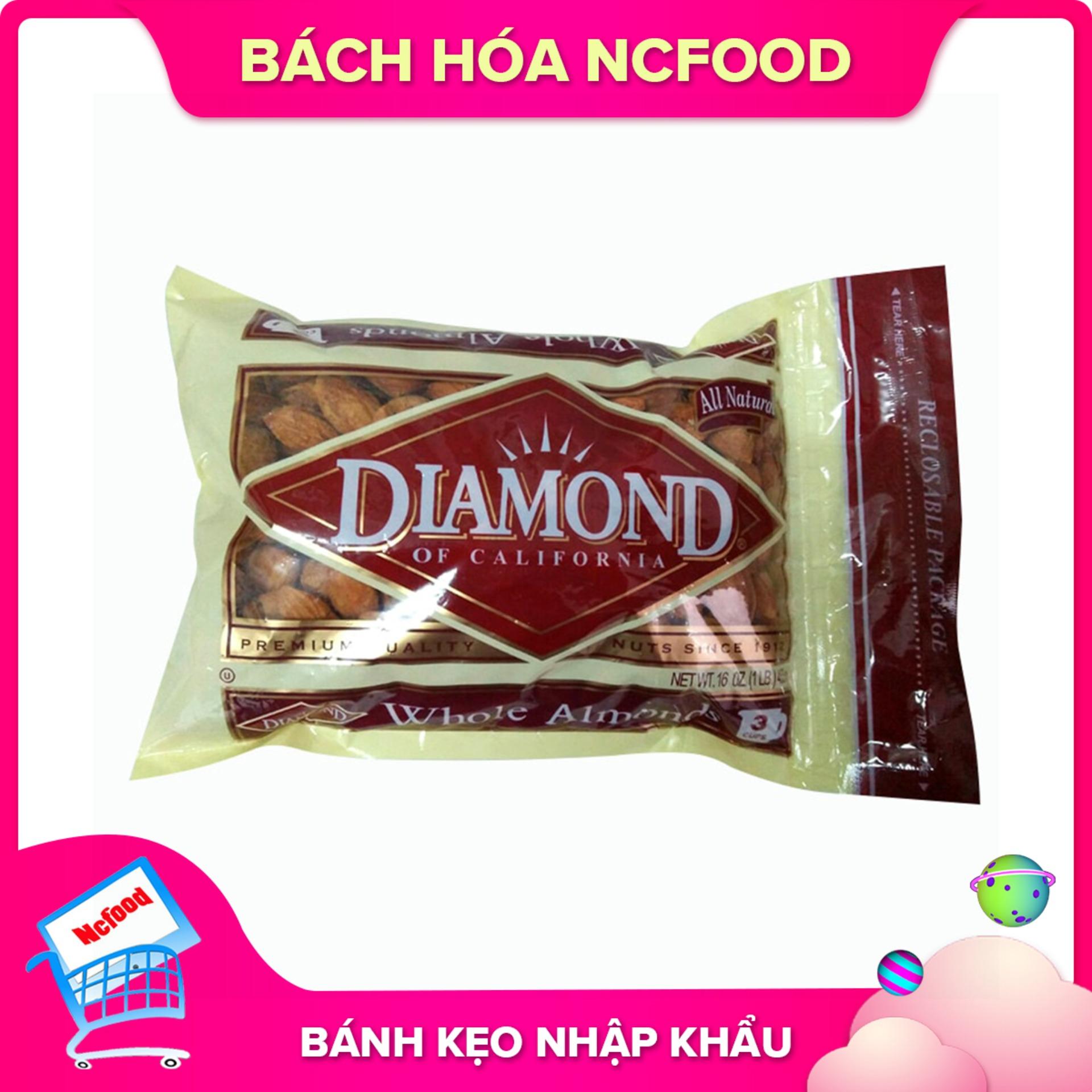 Hạnh Nhân Mỹ Rang Bơ Diamond