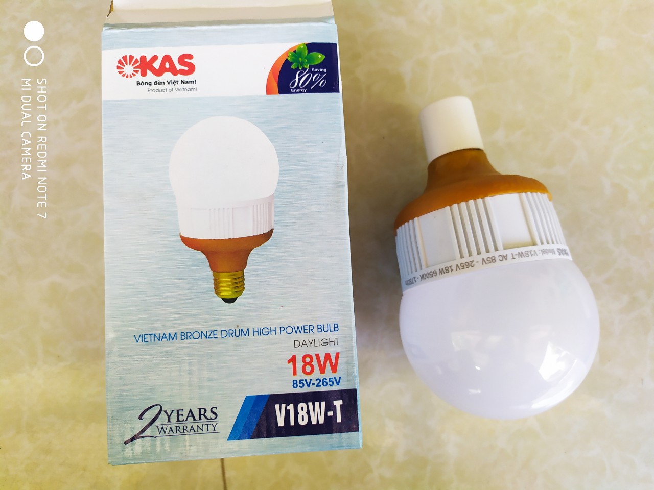 Bóng đèn led trống đồng 18w, 28w- okas / bóng điện 18w, 28w okas