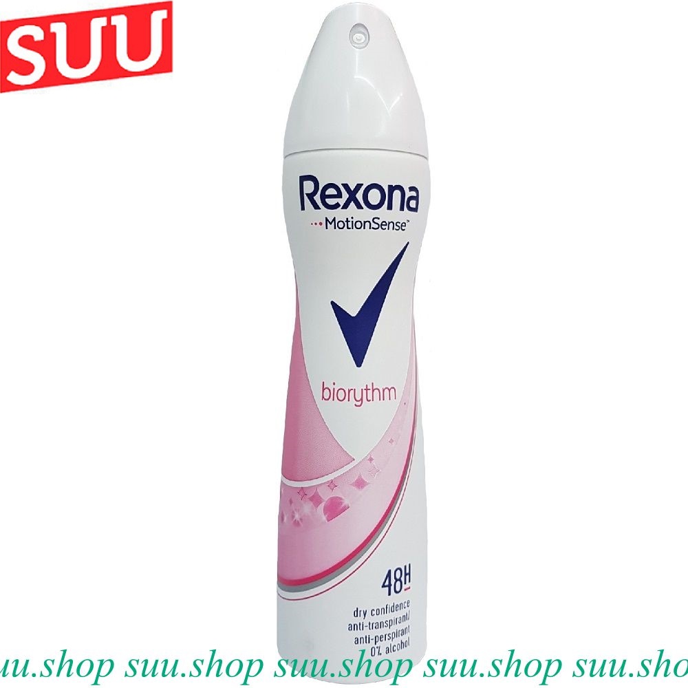 Xịt Khử Mùi Nữ 200Ml Rexona Biorythm chính hãng