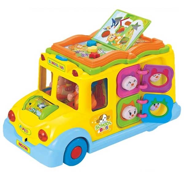 Đồ chơi xe buýt chăm học peek a boo 796