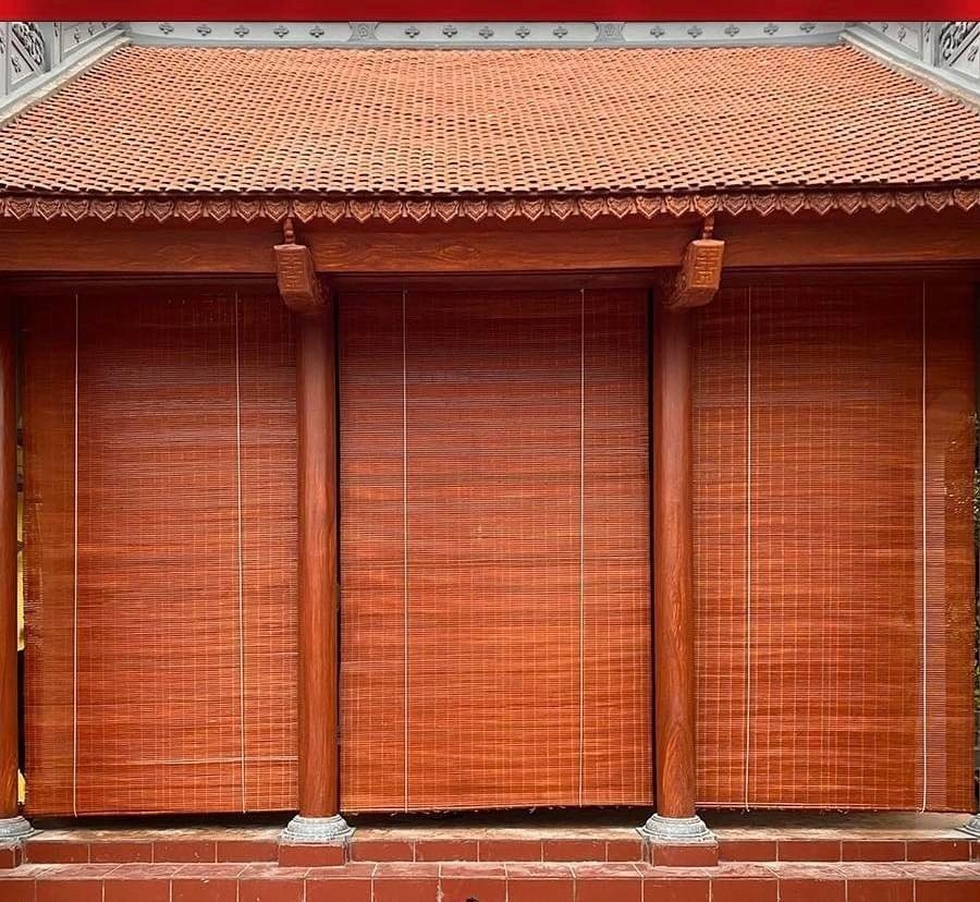 Mành sáo tre  trúc che nắng treo ban công rộng 1m80 x cao1m50 ,rèm  trúc che mưa   cửa sổ lối đi ó dây kéo