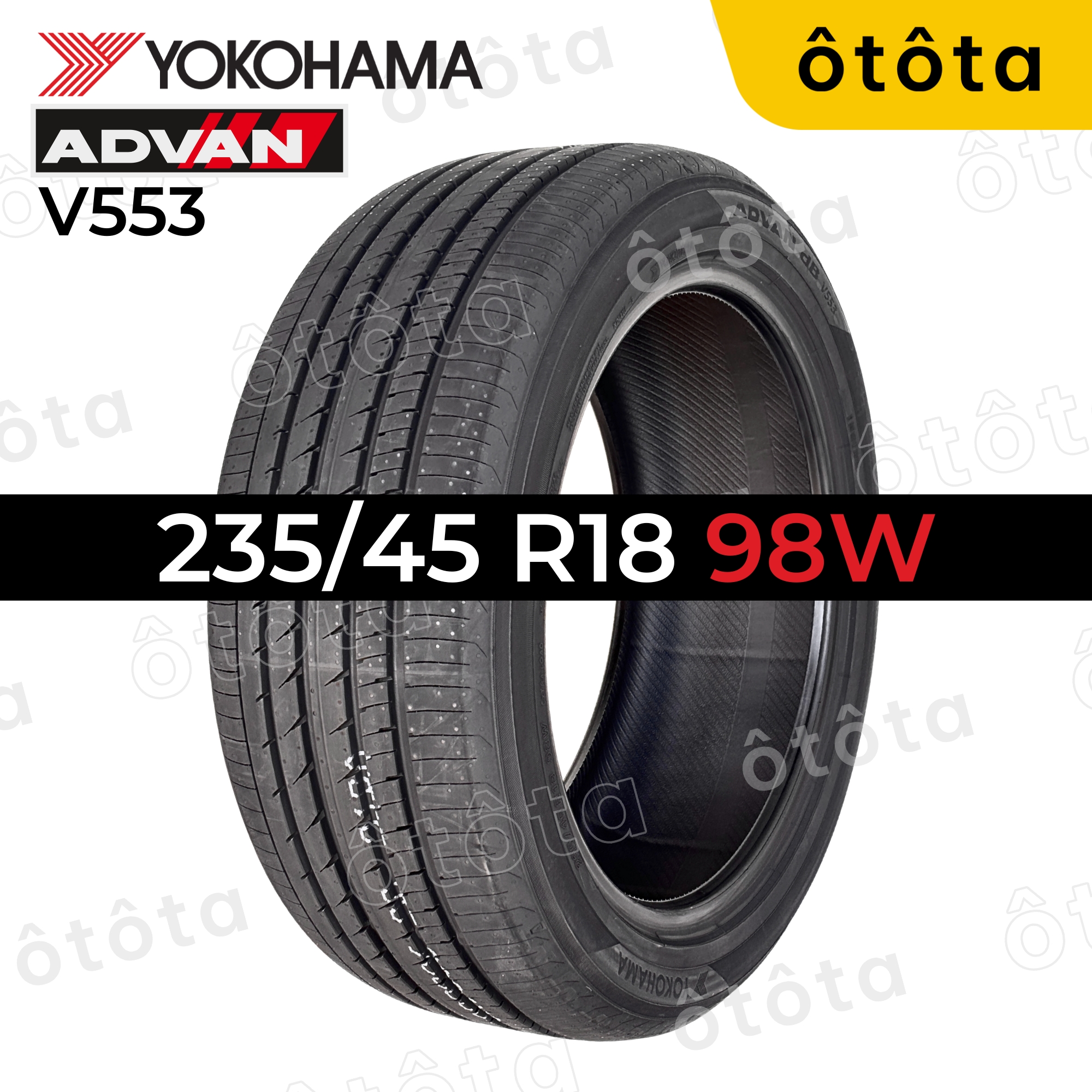 Yokohama Advan Db V553 Car Tire 235/45 R18 98W - Genuine 5-Year Warranty (235/45R18, 235 45 R18) Giá 5,714,280 Đồng*Miễn phí vận chuyển