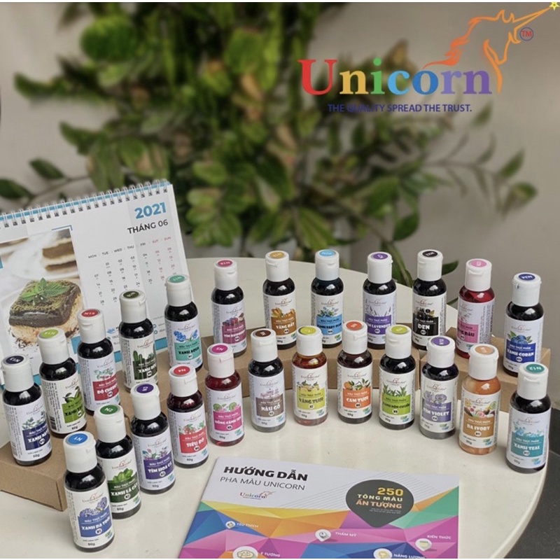 Màu Thực Phẩm Unicorn Color Chai 60gr