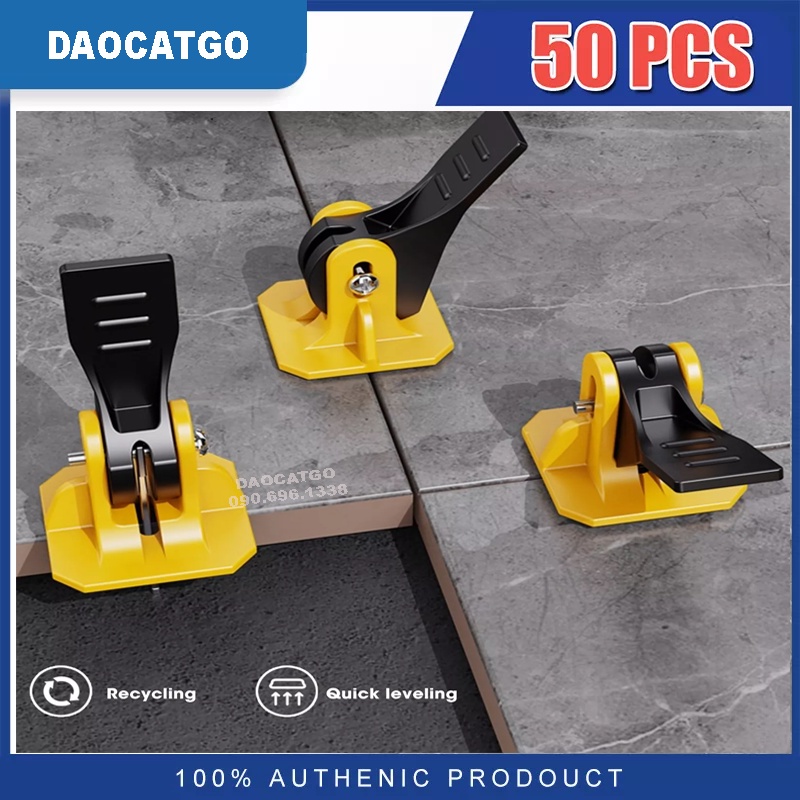 Ke Cân Bằng Ốp Lát Gạch Nền Dụng Cụ Lót Gạch Làm Sàn Nhà Phẳng Tuyệt Đối - Túi 50 cái