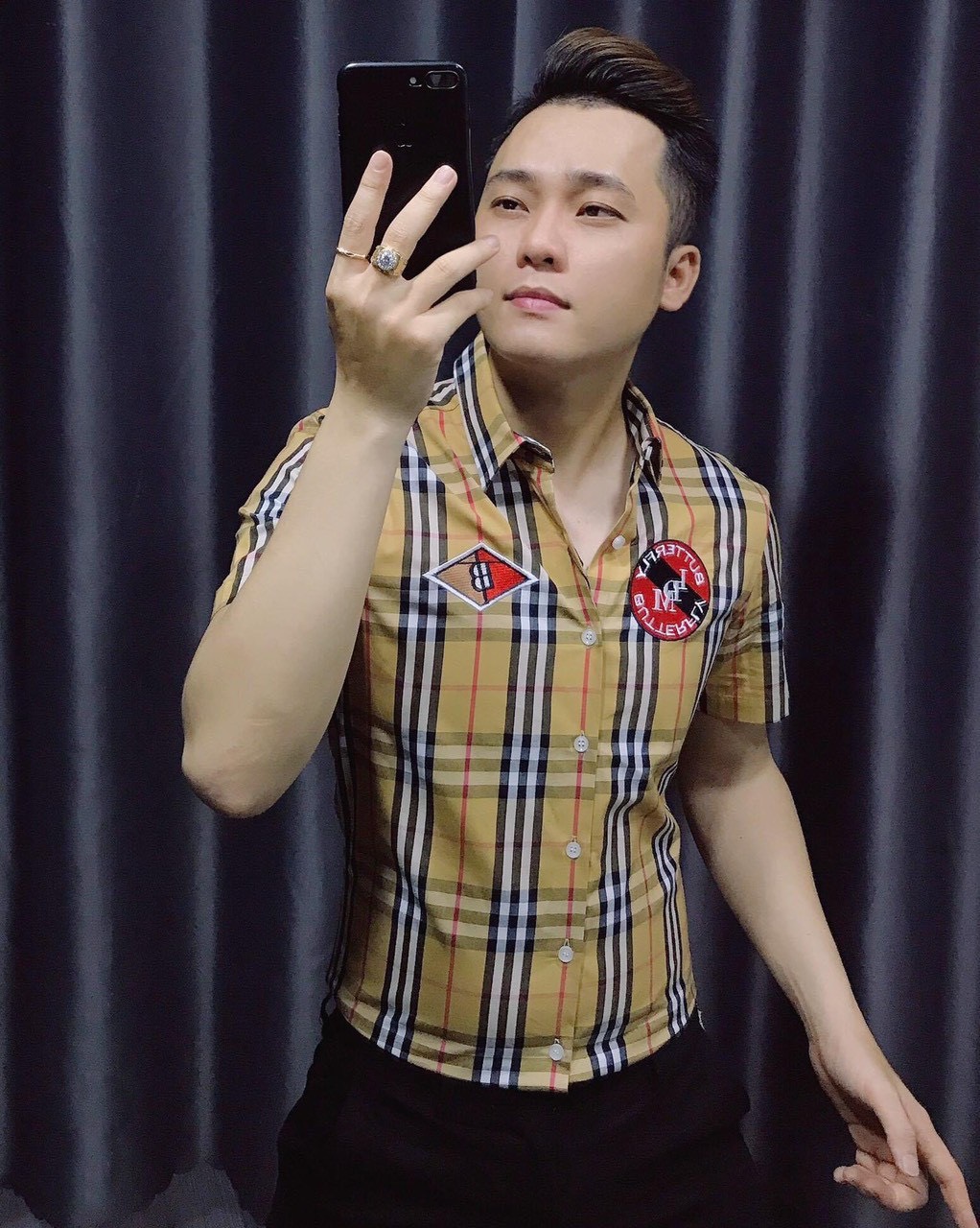 [HCM]Áo Sơ Mi Nam Tay Ngắn Caro BBR