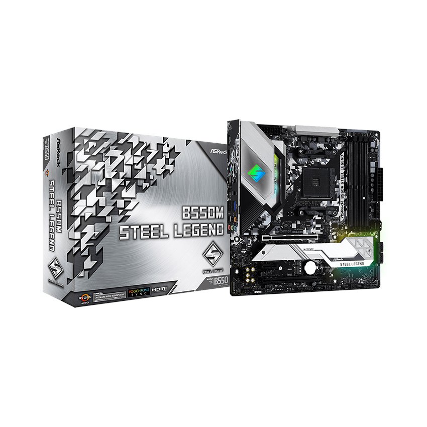 Mainboard asrock b550m steel legend