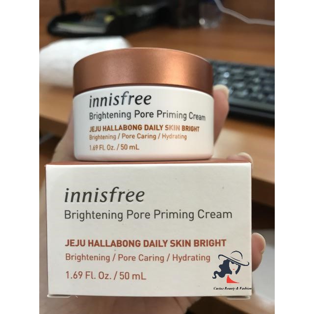 Kem Dưỡng Innisfree Brightening Pore Priming Cream Ex Mẫu Mới