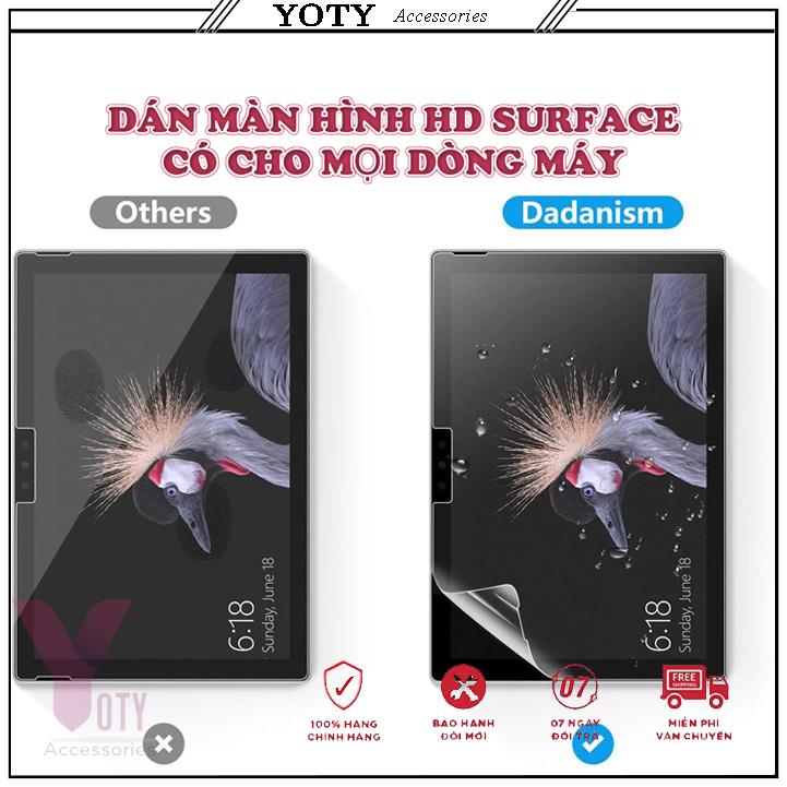 Dán màn hình HD cho Surface Pro 3,4,5,6,7 , Surface go , Surface go - Tấm Bảo Vệ Màn Hình Kính Cường Lực 9H HD Truyền Dẫn Ánh Sáng, Chống Trầy Xước/Chụp, Không Bóng Khí, Dễ Dàng Lắp Đặt, Hoàn Hảo Cảm Ứng