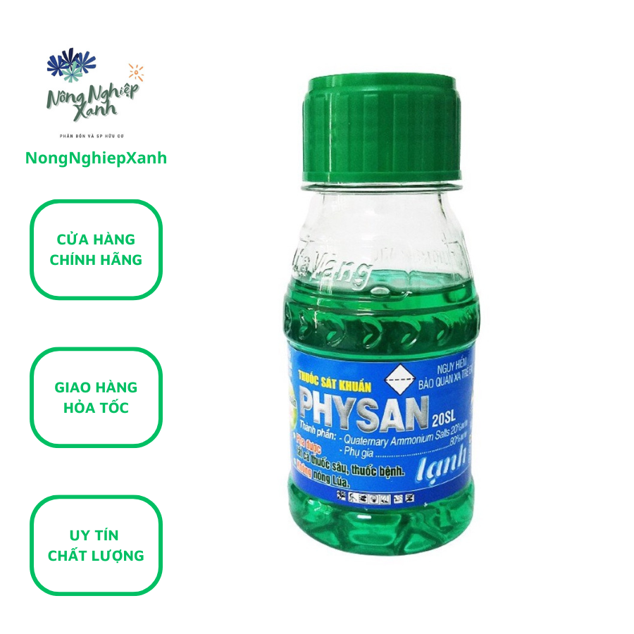 Sát khuẩn Physan trên hoa lan hoa kiểng Physan 100ml thoi nhun hoa lan cay kieng