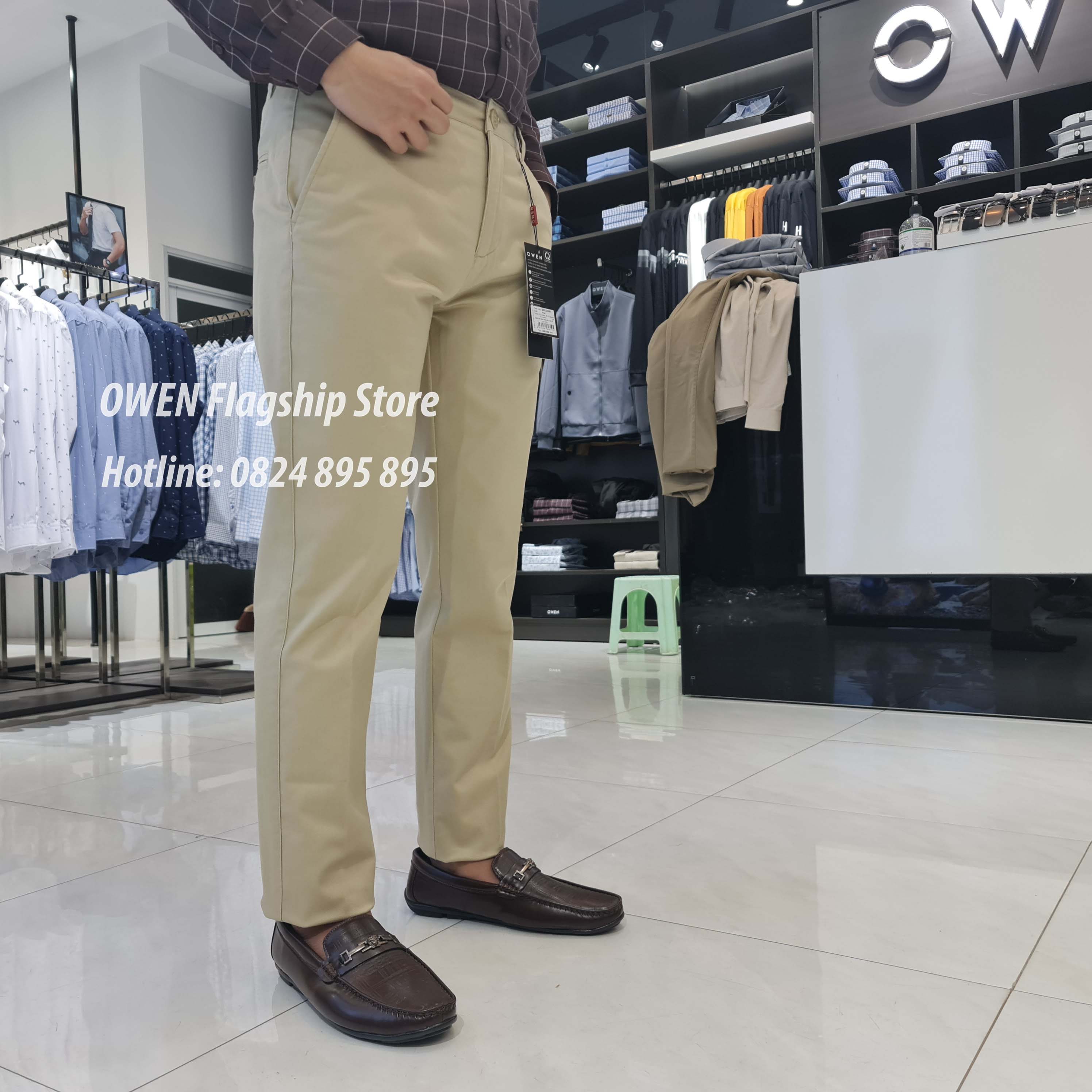 OWEN - (FREESHIP) Quần kaki nam dáng SLIMFIT mã QKSL22007 - OWEN Flagship Store