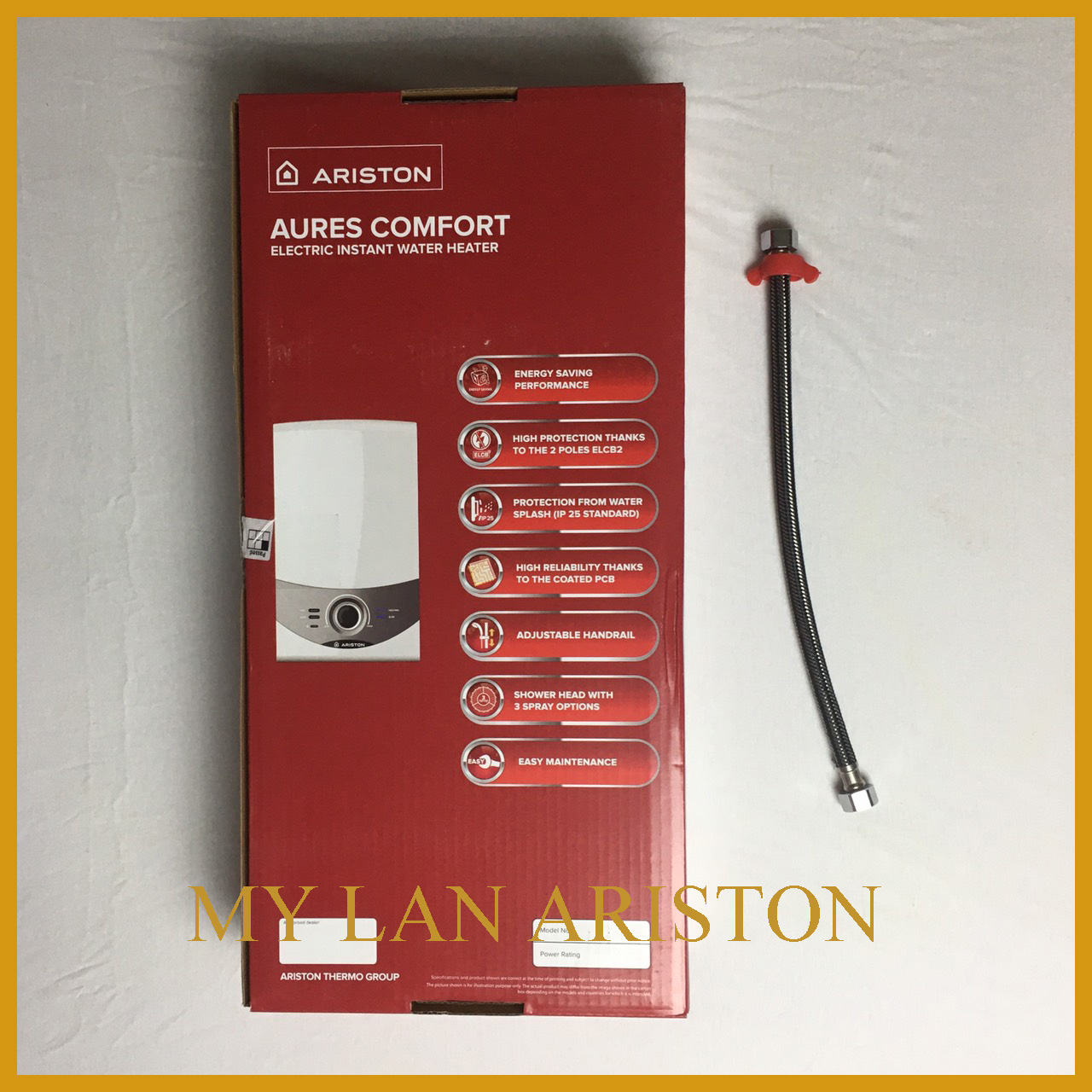 Tặng dây cấp nước - máy nước nóng ariston sm45pe-sbs vn