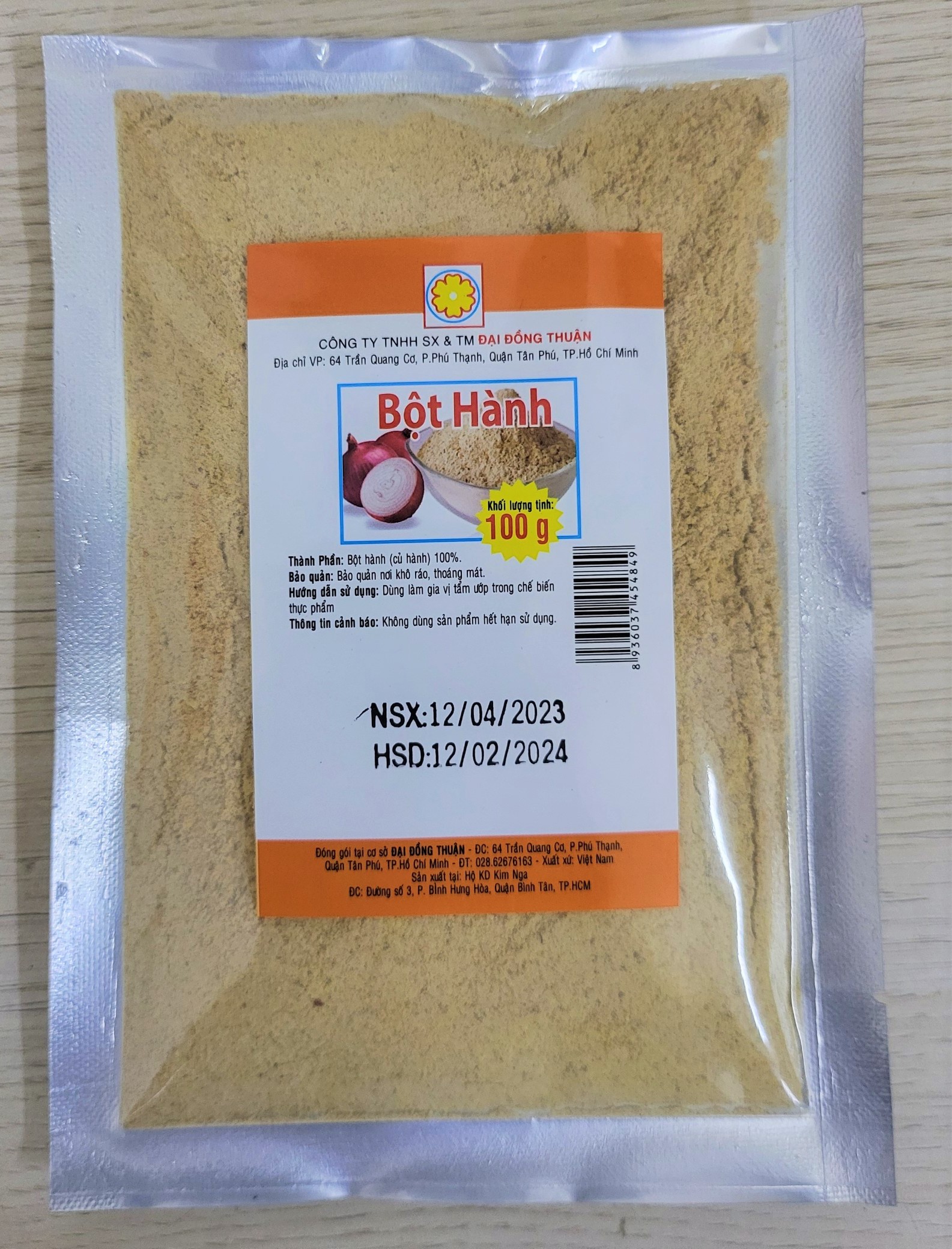 Bột hành đại đồng thuận onion powder