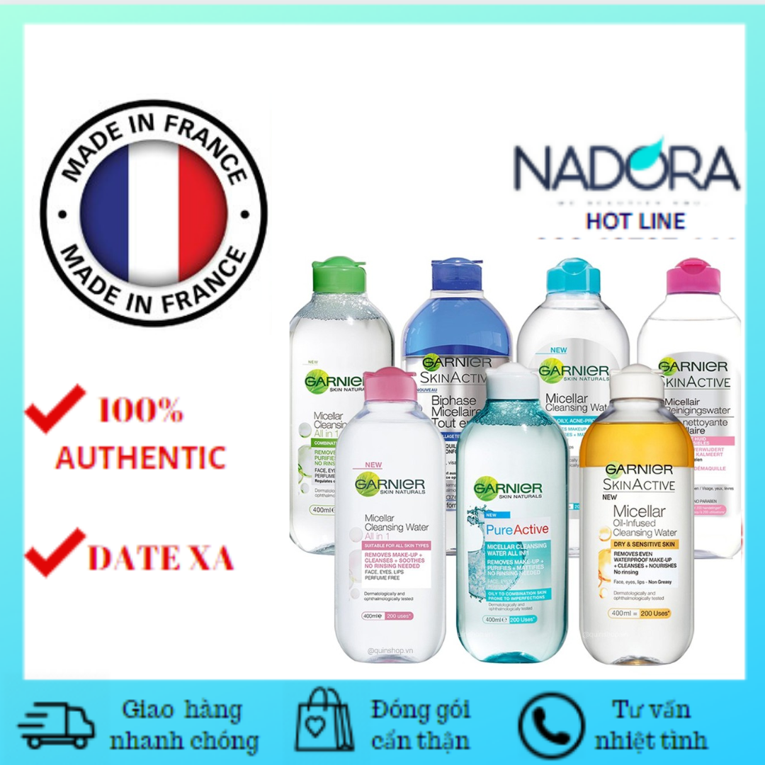 Nước tẩy trang Garnier Micellar Cleansing Water