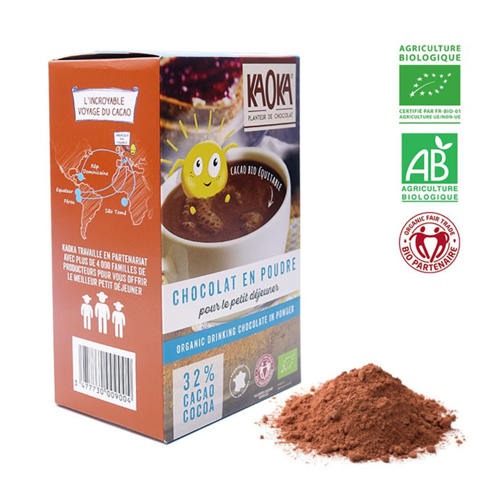 Bột ca cao hữu cơ Kaoka Pháp- 400gr
